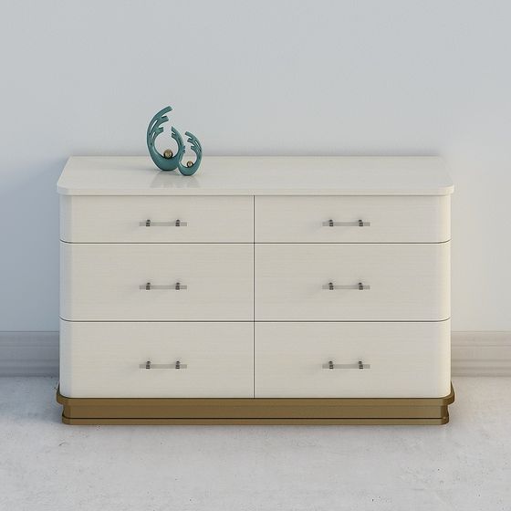 Stylish Urban Chest of Drawers 3D model