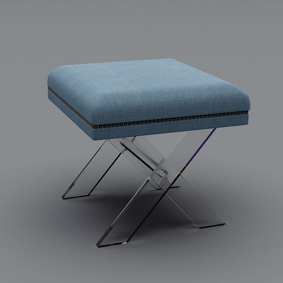 Urban Minimalist Stool 3D Model