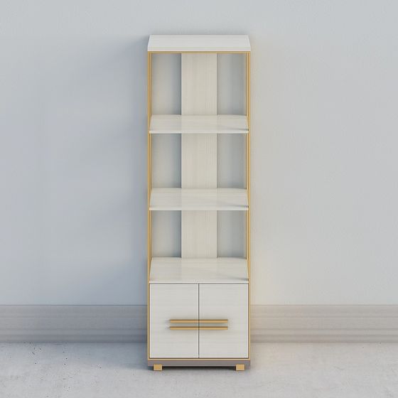Modern Minimalist Bookshelf 3D model