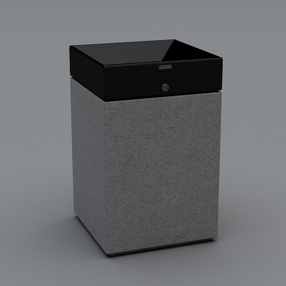 Modern Trash Can