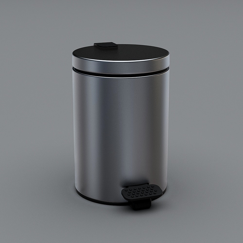 Modern Public Trash Can