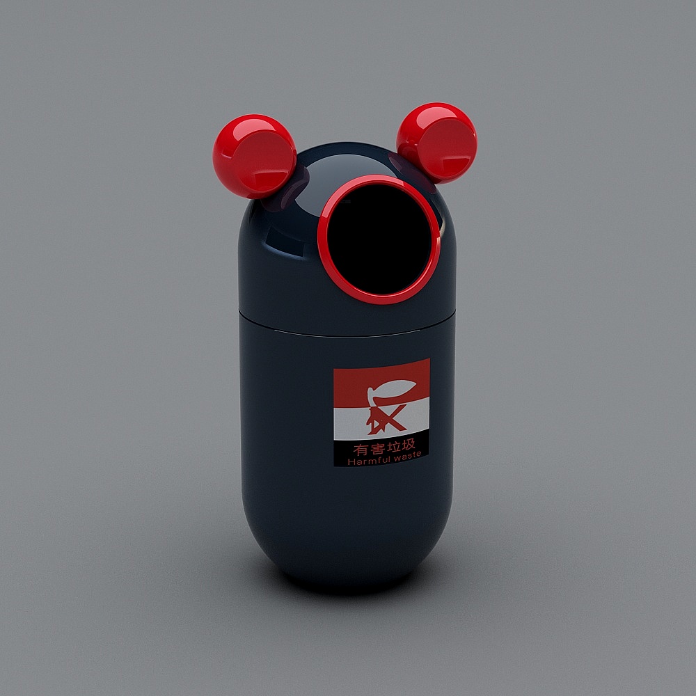 Modern Mickey Outdoor Trash-1