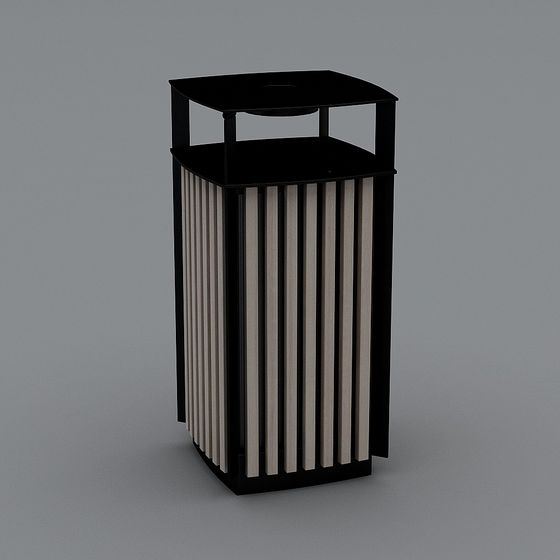 Urban Trash Bin 3D model for Modern Design