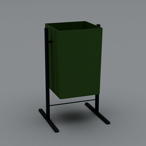 Urban Green Plant Stand 3D Model
