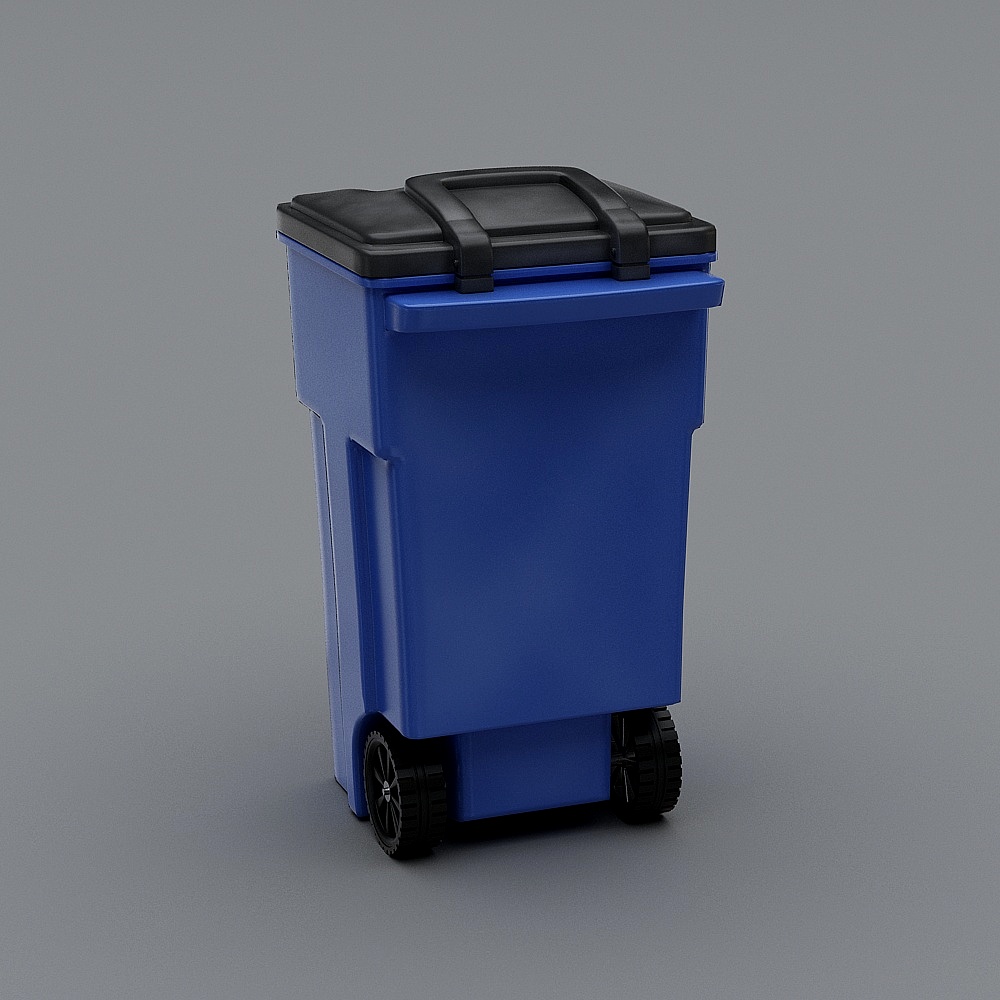 Moderne Mülltonne (klein) -1