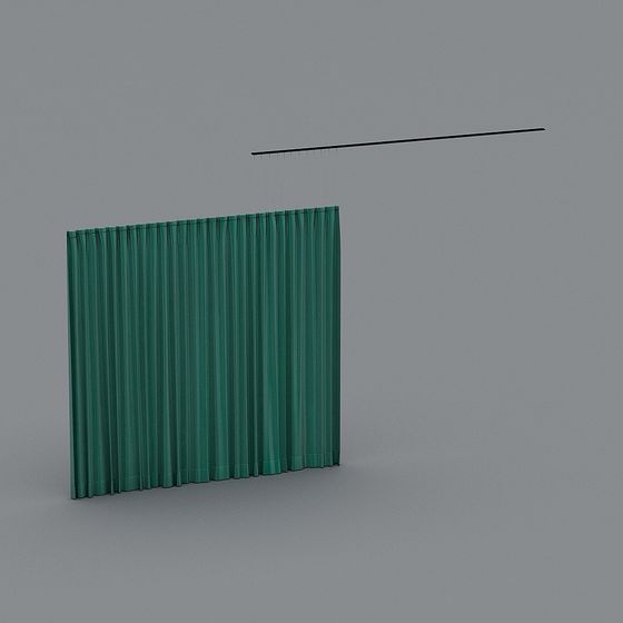 Curtain 3D Model for Interior Design