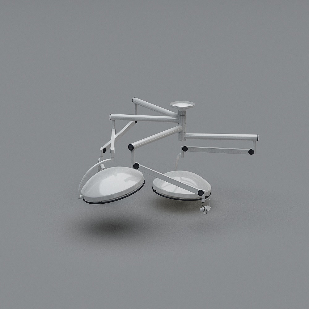 Moderna sala operatoria ospedaliera - fari chirurgici