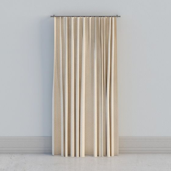 Elegant 3D Curtain Model for Modern Interior Design