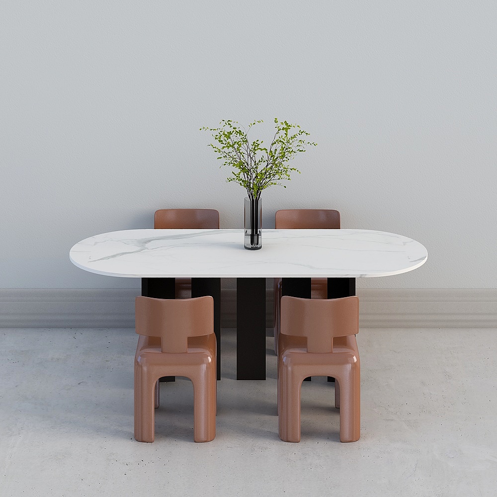 Modern Surprise Home Soft Shop - Table and Chair Combination-2