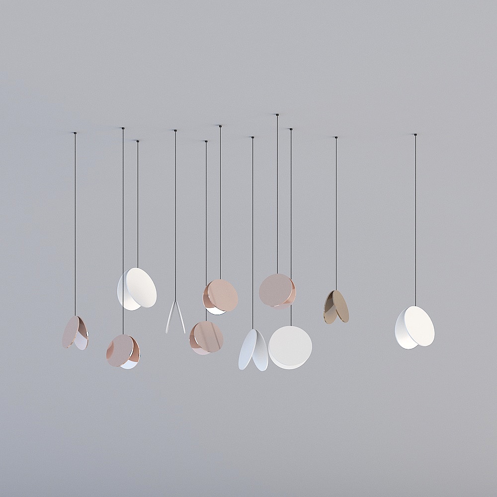 Suspended Round Dance 3D model