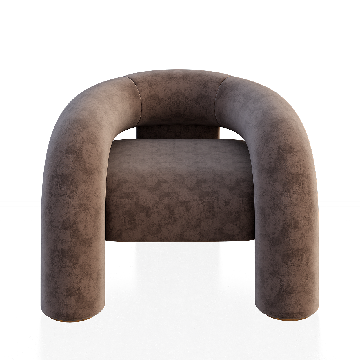 Futuristic Curved Chair 3D Model – Curved Design with Luxe Details