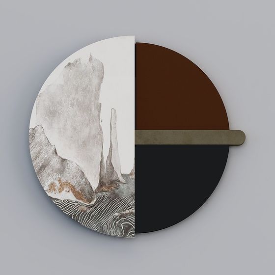 Balance Wheel 3D Model for Artistic Interiors