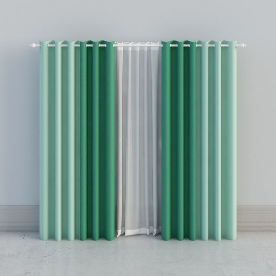 Gradient Curtain Collection 3D model