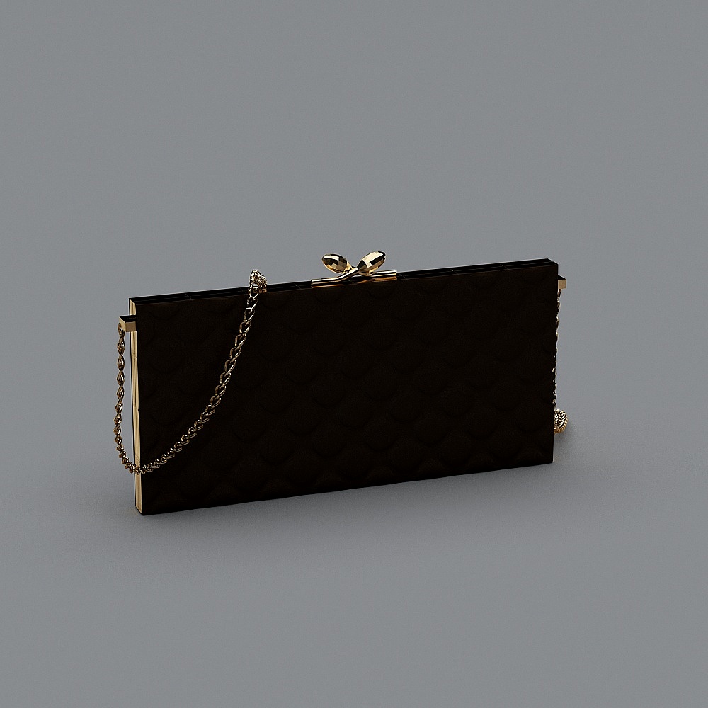 Modern high heels - chain bag