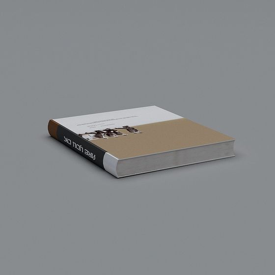 Stylish 3D Book Model for Various Applications