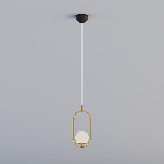 Beige Metal Chandelier 3D Model for Elegant Interiors