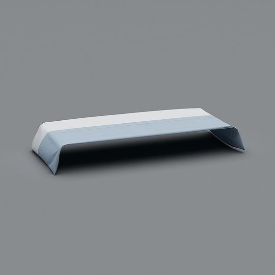 Streamlined Bench 3D model for Modern Aesthetics