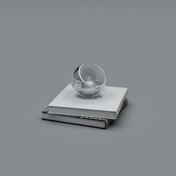 Book Candle Holder 3D model