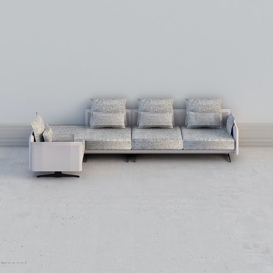 Divano ad Angolo Alto Jane Modello B Sinistra