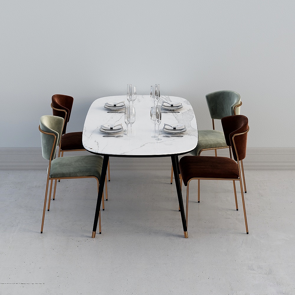 Modern Dining Sets,Black
