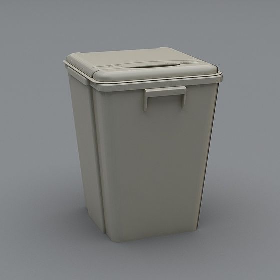 Urban Trash Bin 3D model