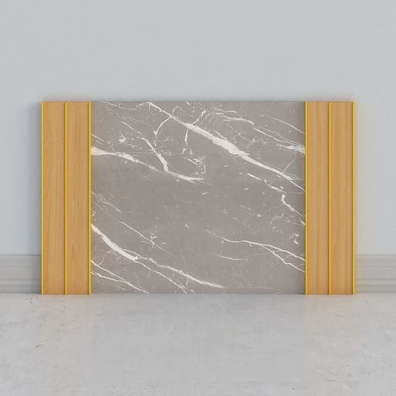 Elegant Marble Panel 3D Model for Modern Spaces