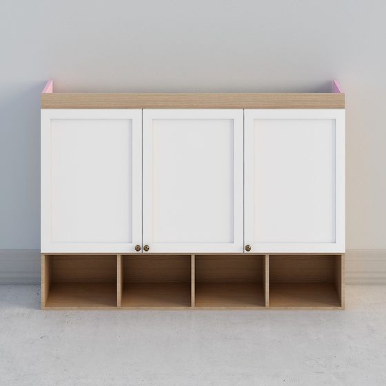 Urban Corner Storage Cabinet 3D model