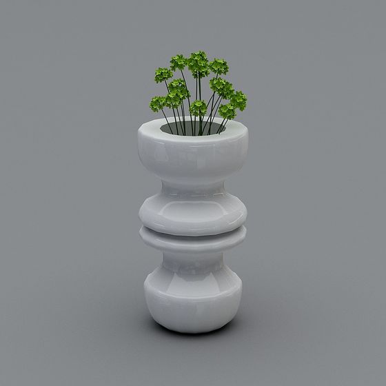 Simple Vase 3D model for Fresh Decor