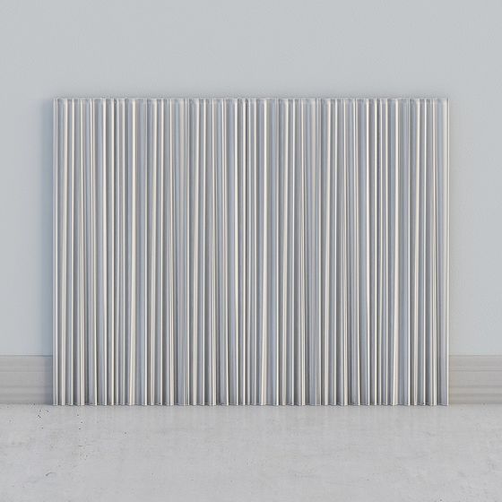 Corrugated Metal Panel 3D Model for Creative Projects