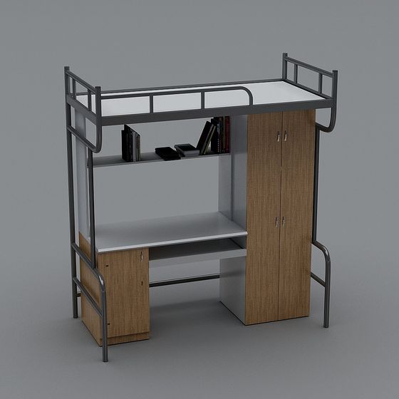 Urban Study Room 3D model for Modern Spaces
