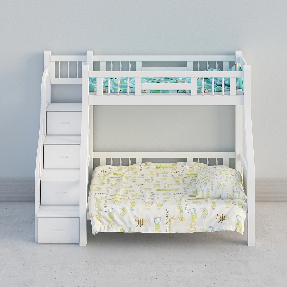 Nuovo Letto Bianco per Bambini Cinesi