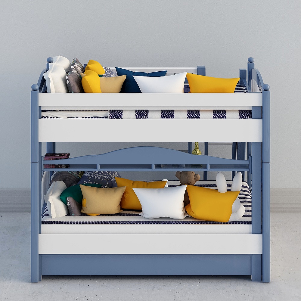 Modern Blue Children's Bed