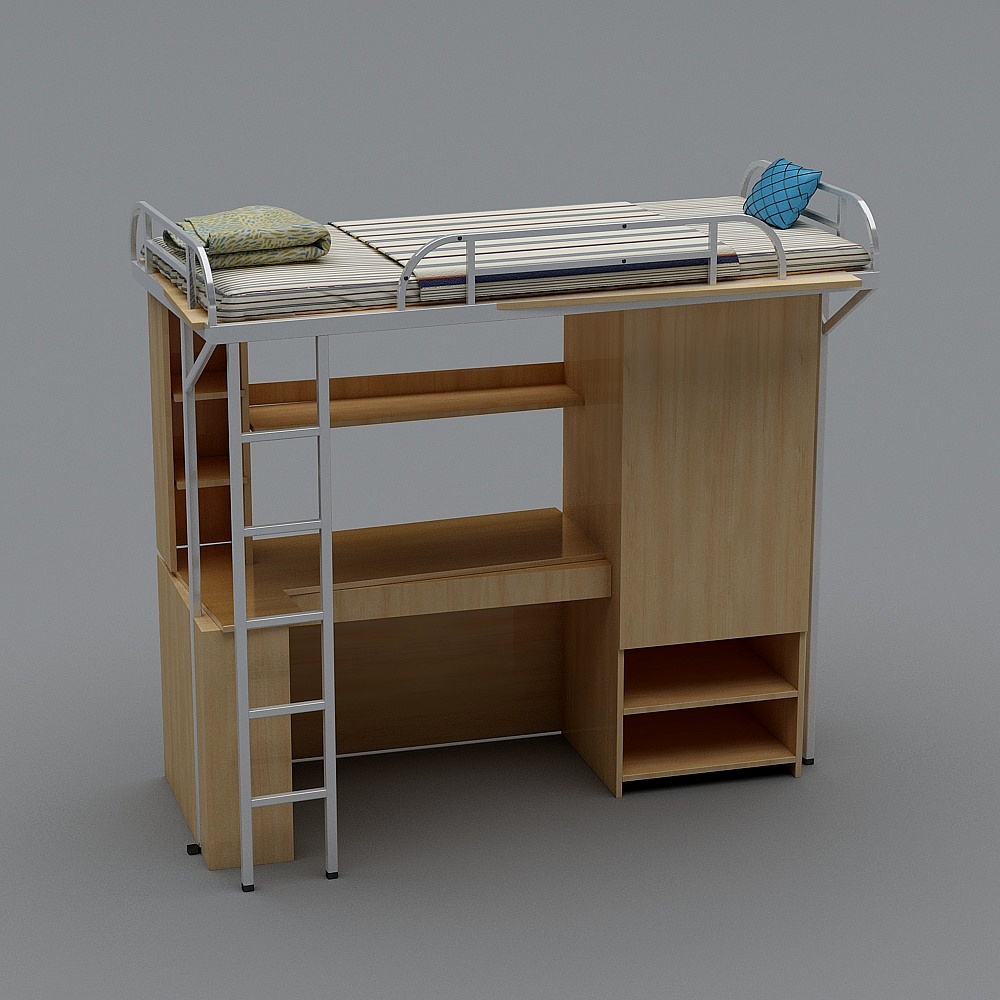 On the bed and off the table in the dormitory-24