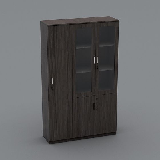 Stylish Modern Storage Cabinet 3D model