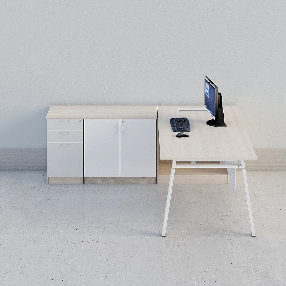 C1 Arbeitsstation ASR (2D1F SWC80 OSC80) 18090.skp