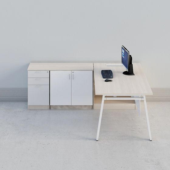 C1 Arbeitsstation ASR (2D1F SWC80 OSC80) 18090.skp