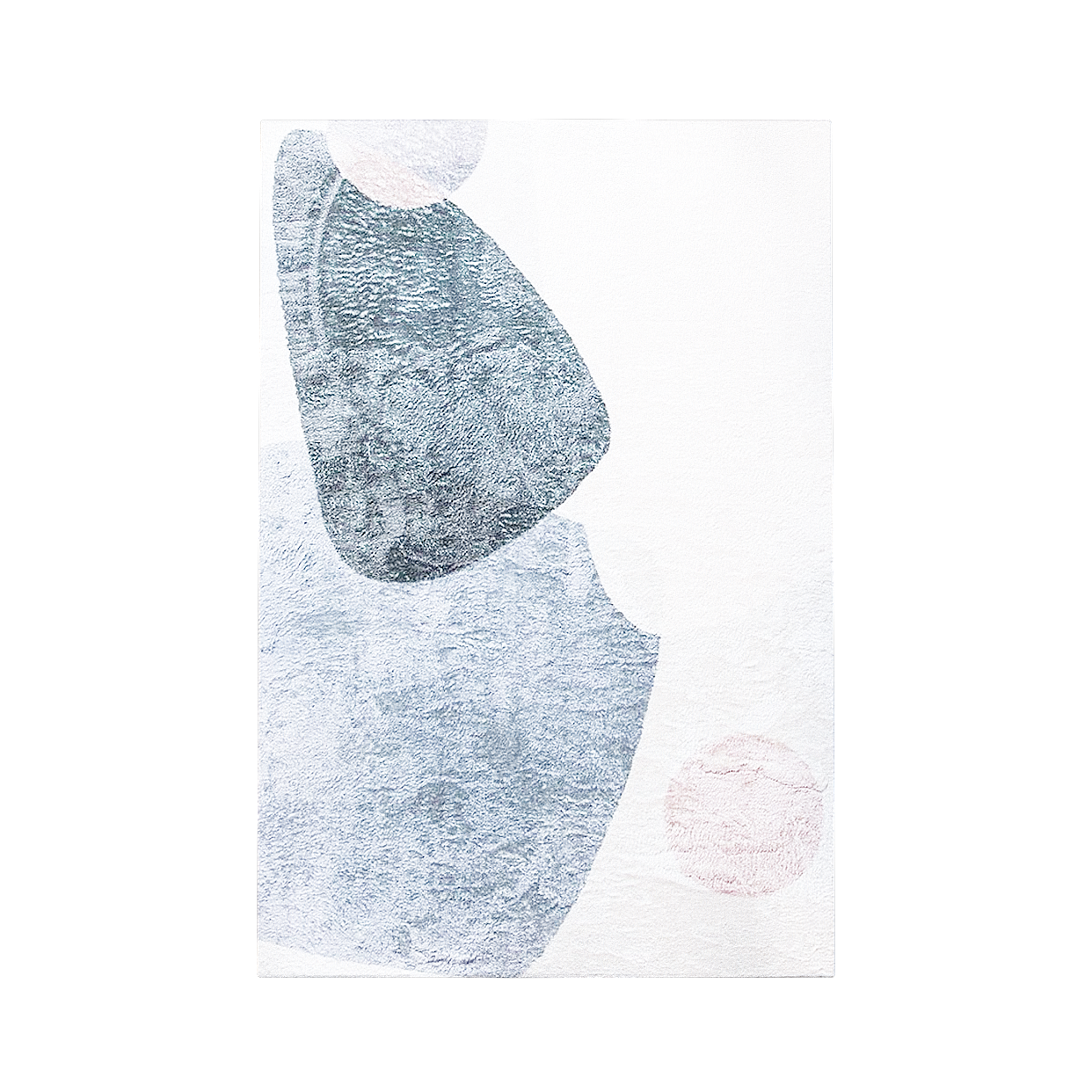 Modern Gray Rug 3D Model – Soft Fabric Texture