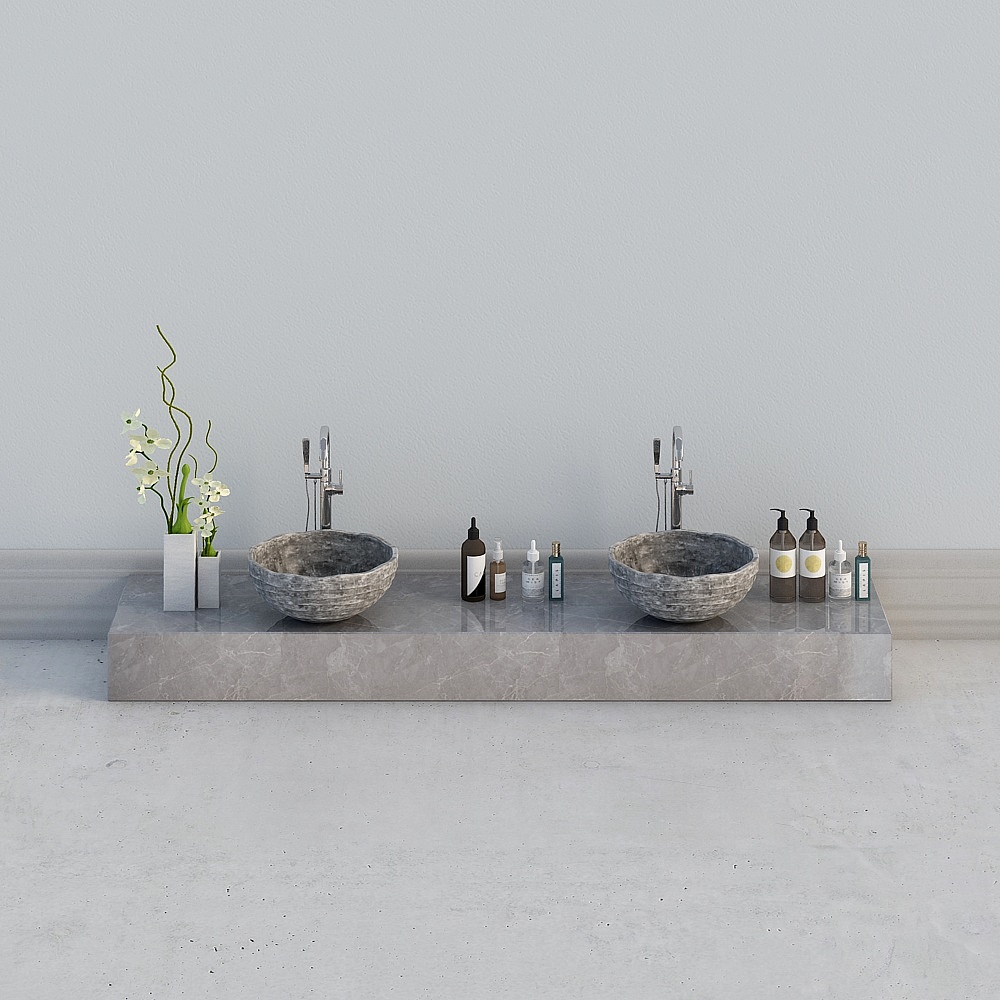 Counter basin cabinet vanity Ceramic wash basin wastafel westafel