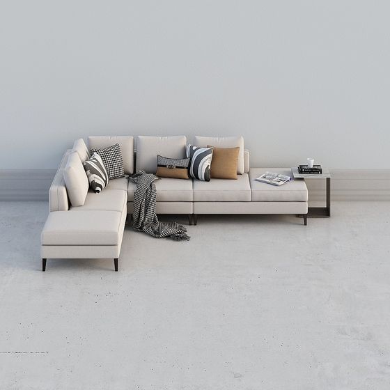 Moderne Stoff-Ecksofa-Kombination - 16-Kombinationssofa