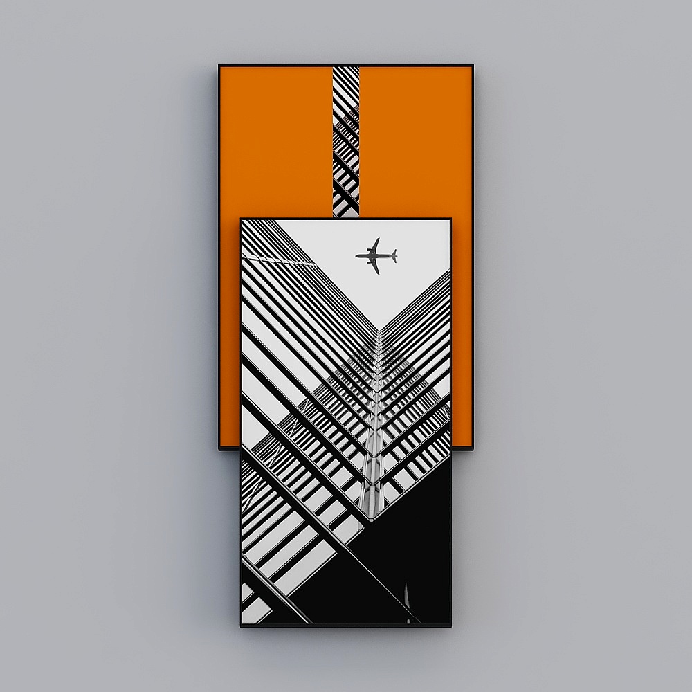 Courtesy full house with painting - Xuanguan double-decker - looking to the future 2