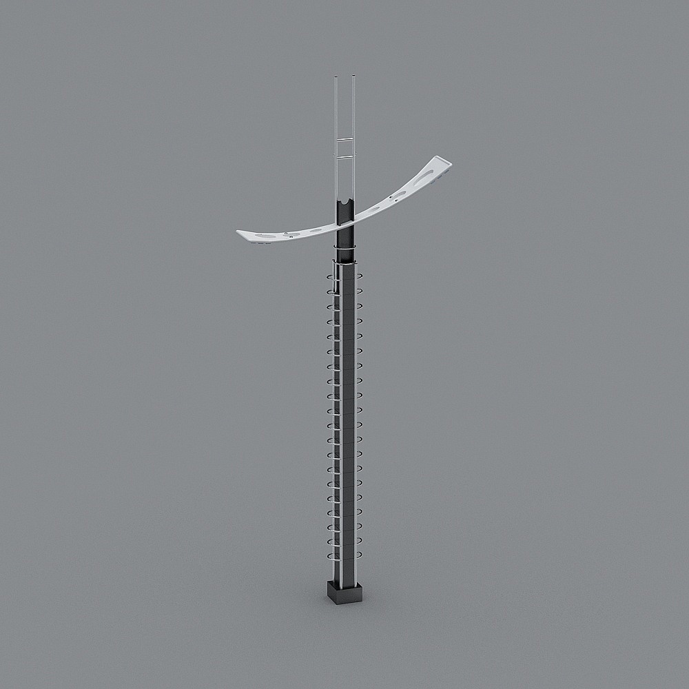 Modern Street Lamp 3D model for Futuristic Design