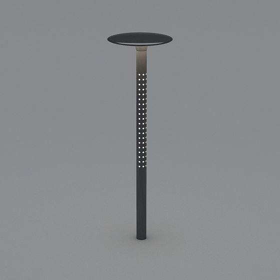 Futuristic Minimalist Street Lamp 3D model