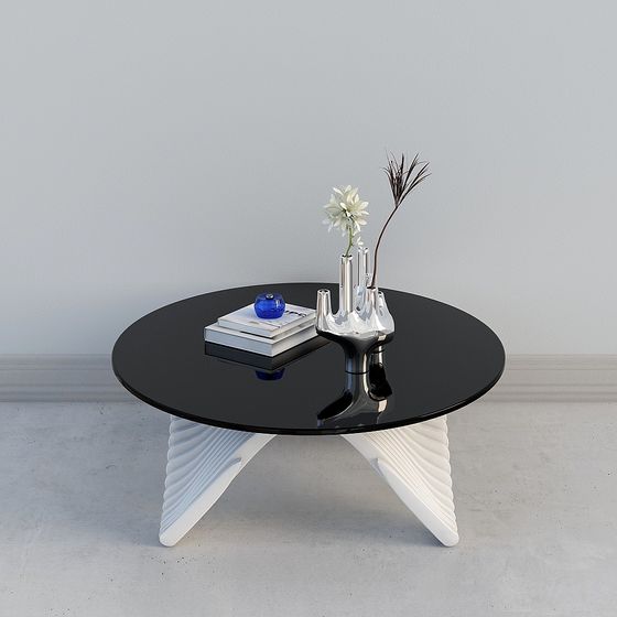 Streamlined Coffee Table 3D model