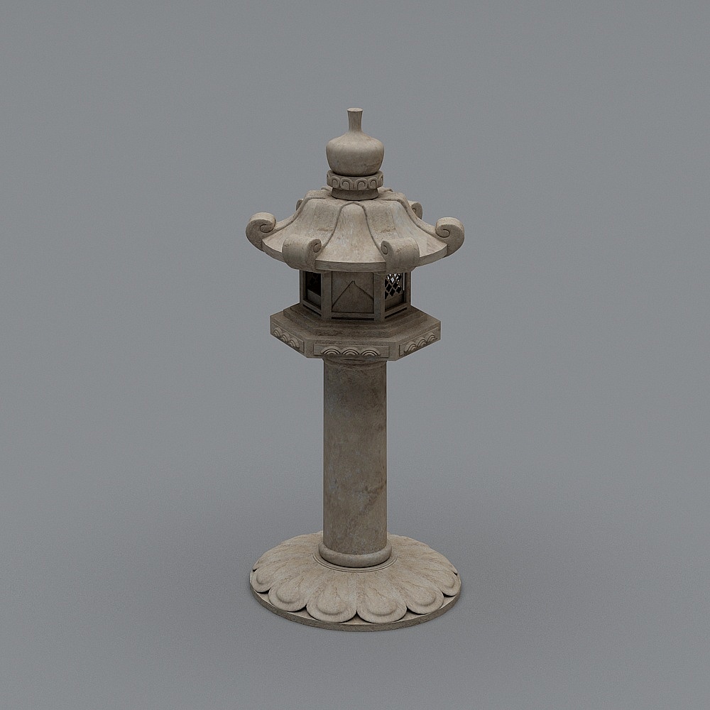 Lampe de pelouse de style chinois moderne - 3