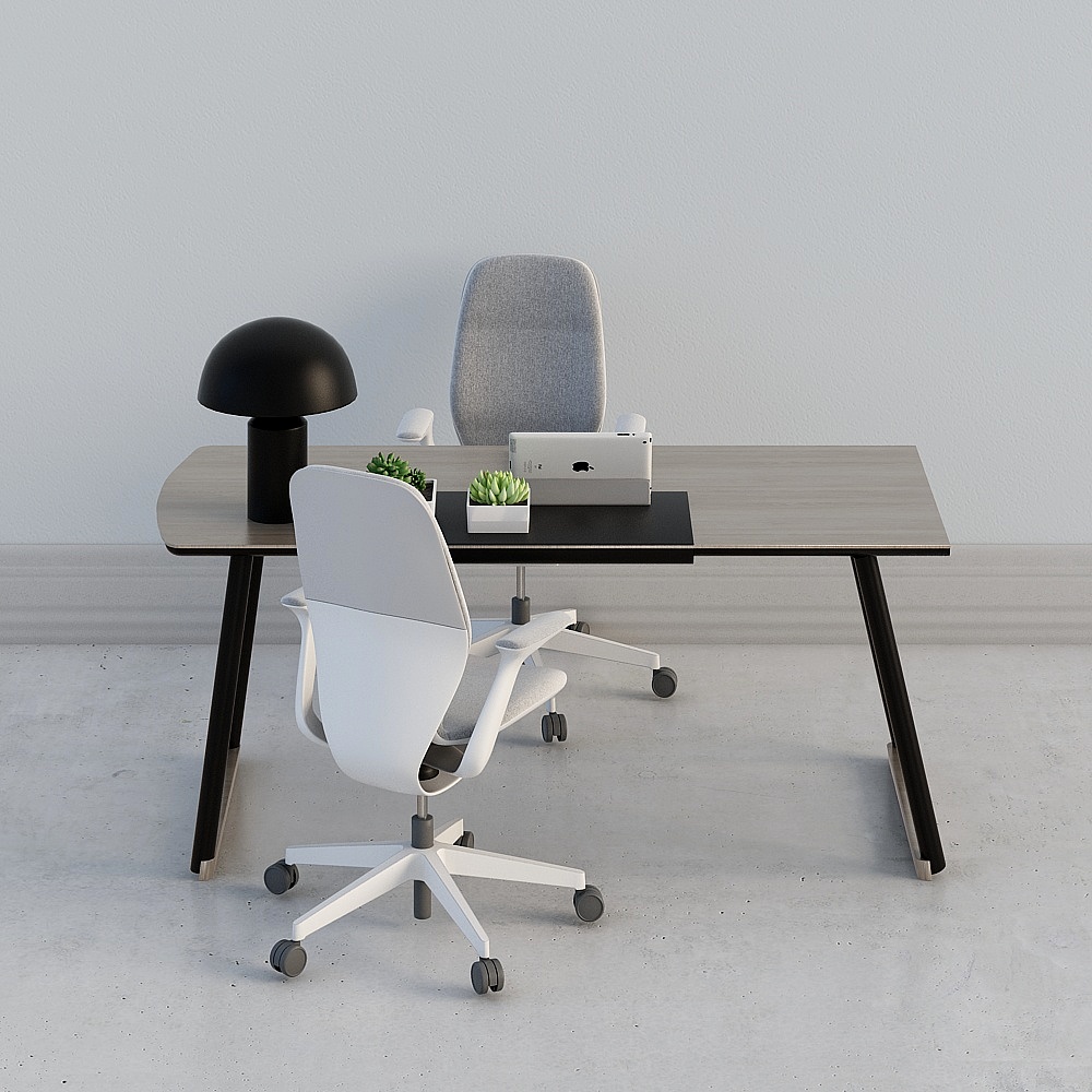 Modern office area - combined work table-2