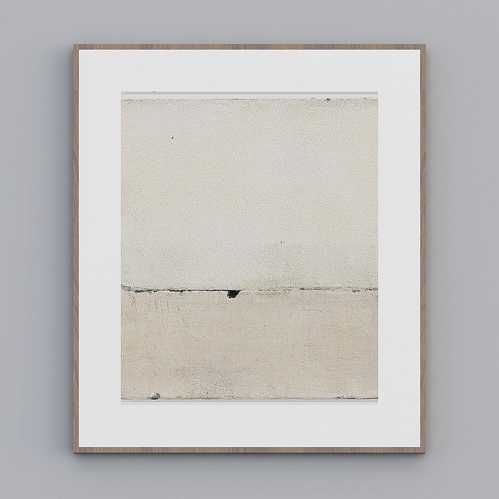 Urban Minimalist Concrete Wall 3D model