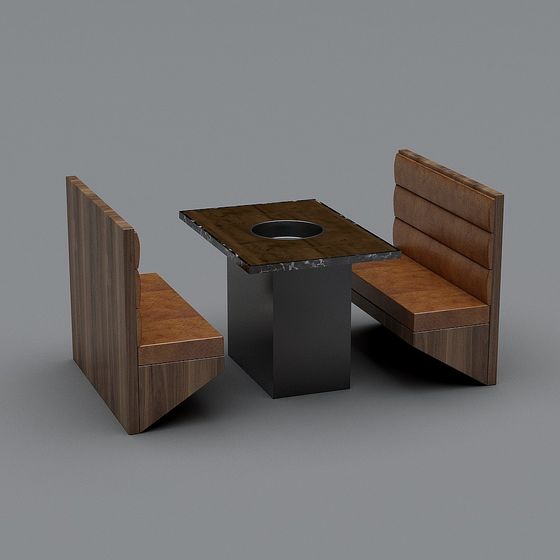 City Corner Coffee Table 3D model for Modern Spaces