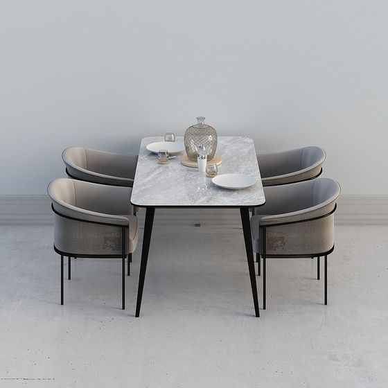 Urban Dining Table 3D model