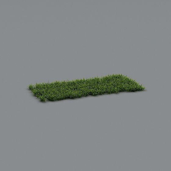 Vibrant Grass Clump 3D model for Creative Projects