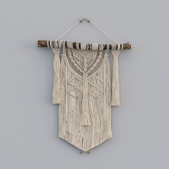 Macrame Wall Hanging 3D model